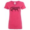 Women’s Glitter V-Neck T-Shirt Thumbnail