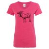 Women’s Glitter V-Neck T-Shirt Thumbnail