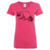 Women’s Glitter V-Neck T-Shirt Thumbnail