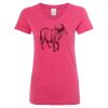 Women’s Glitter V-Neck T-Shirt Thumbnail
