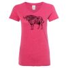 Women’s Glitter V-Neck T-Shirt Thumbnail