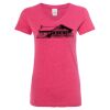 Women’s Glitter V-Neck T-Shirt Thumbnail