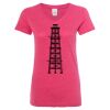 Women’s Glitter V-Neck T-Shirt Thumbnail