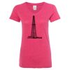 Women’s Glitter V-Neck T-Shirt Thumbnail