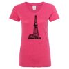 Women’s Glitter V-Neck T-Shirt Thumbnail