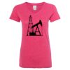 Women’s Glitter V-Neck T-Shirt Thumbnail