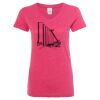 Women’s Glitter V-Neck T-Shirt Thumbnail