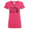 Women’s Glitter V-Neck T-Shirt Thumbnail