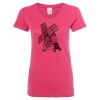 Women’s Glitter V-Neck T-Shirt Thumbnail