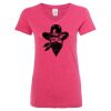 Women’s Glitter V-Neck T-Shirt Thumbnail