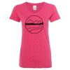 Women’s Glitter V-Neck T-Shirt Thumbnail