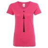 Women’s Glitter V-Neck T-Shirt Thumbnail