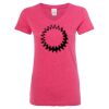 Women’s Glitter V-Neck T-Shirt Thumbnail