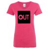 Women’s Glitter V-Neck T-Shirt Thumbnail