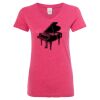 Women’s Glitter V-Neck T-Shirt Thumbnail