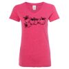 Women’s Glitter V-Neck T-Shirt Thumbnail