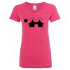 Women’s Glitter V-Neck T-Shirt Thumbnail