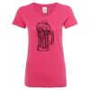 Women’s Glitter V-Neck T-Shirt Thumbnail