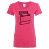 Women’s Glitter V-Neck T-Shirt Thumbnail