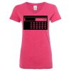 Women’s Glitter V-Neck T-Shirt Thumbnail