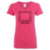Women’s Glitter V-Neck T-Shirt Thumbnail
