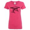 Women’s Glitter V-Neck T-Shirt Thumbnail