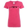 Women’s Glitter V-Neck T-Shirt Thumbnail