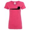 Women’s Glitter V-Neck T-Shirt Thumbnail