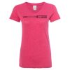 Women’s Glitter V-Neck T-Shirt Thumbnail