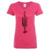 Women’s Glitter V-Neck T-Shirt Thumbnail