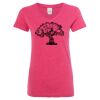 Women’s Glitter V-Neck T-Shirt Thumbnail