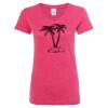 Women’s Glitter V-Neck T-Shirt Thumbnail
