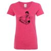Women’s Glitter V-Neck T-Shirt Thumbnail