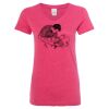 Women’s Glitter V-Neck T-Shirt Thumbnail