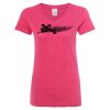 Women’s Glitter V-Neck T-Shirt Thumbnail