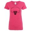Women’s Glitter V-Neck T-Shirt Thumbnail