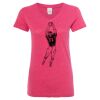 Women’s Glitter V-Neck T-Shirt Thumbnail