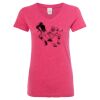 Women’s Glitter V-Neck T-Shirt Thumbnail