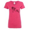 Women’s Glitter V-Neck T-Shirt Thumbnail