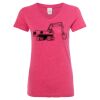 Women’s Glitter V-Neck T-Shirt Thumbnail