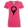 Women’s Glitter V-Neck T-Shirt Thumbnail