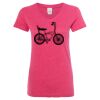 Women’s Glitter V-Neck T-Shirt Thumbnail