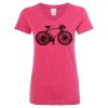 Women’s Glitter V-Neck T-Shirt Thumbnail
