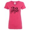 Women’s Glitter V-Neck T-Shirt Thumbnail