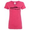 Women’s Glitter V-Neck T-Shirt Thumbnail
