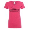 Women’s Glitter V-Neck T-Shirt Thumbnail