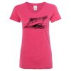Women’s Glitter V-Neck T-Shirt Thumbnail