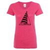 Women’s Glitter V-Neck T-Shirt Thumbnail