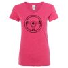 Women’s Glitter V-Neck T-Shirt Thumbnail