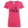 Women’s Glitter V-Neck T-Shirt Thumbnail